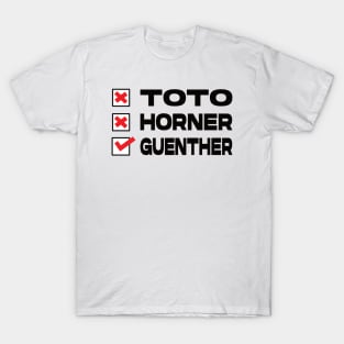 Best F1 Team Principal T-Shirt